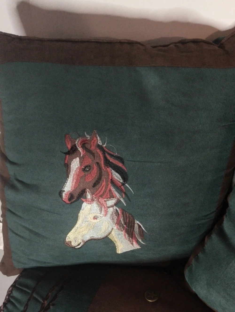 Western Linens Southwestern Horse Three Piece Pillow Set